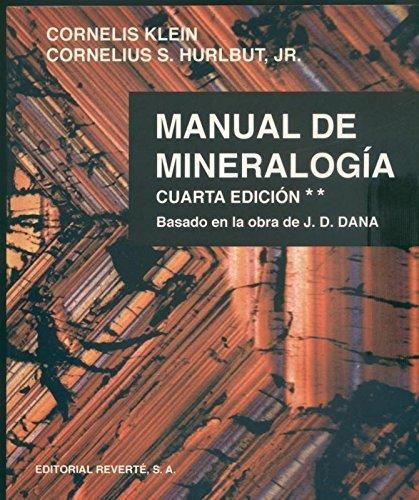 Libro Manual De Mineralogia ( Volumen 2 ) De Cornelius Klein