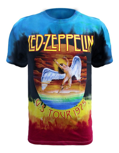 Playera, Led Zeppelin, Rock, Metal G22 Tie Dye