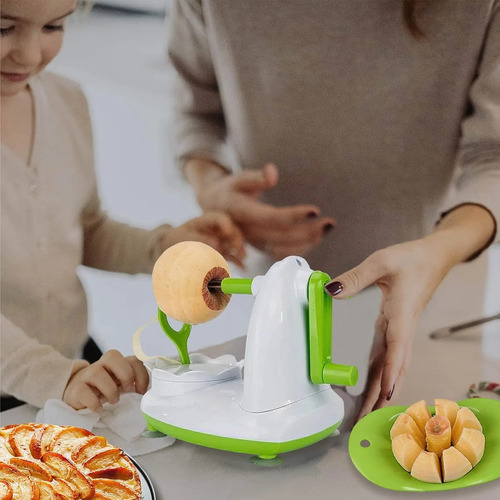 Máquina Descascadora Frutas Manivela Manual Mesa Bancada