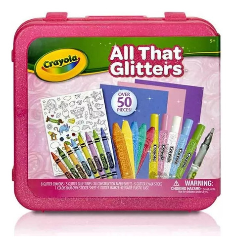 Set Para Colorear All That Glitters Crayola X50piezas