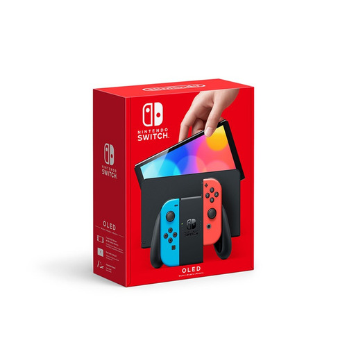 Imagen 9 de 11 de Nintendo Switch OLED 64GB Standard color rojo neón, azul neón y negro