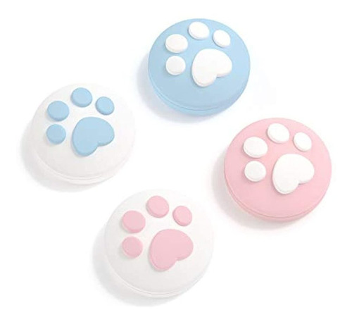 Silicone Cat Paw Joy Con Thumb Grip Set Joystick Caps For Sw