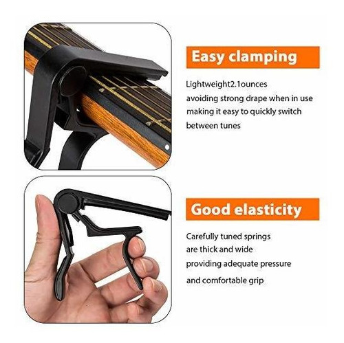 Cejilla Guitarra Para Acustica Electrica 6 Cuerda Bajo