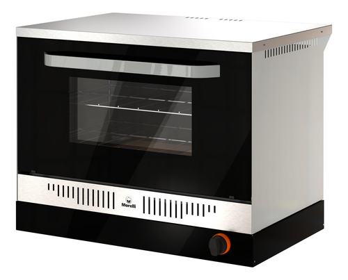Horno Morelli Trento 820 Con Visor 93lts Inox Delta Color Plateado