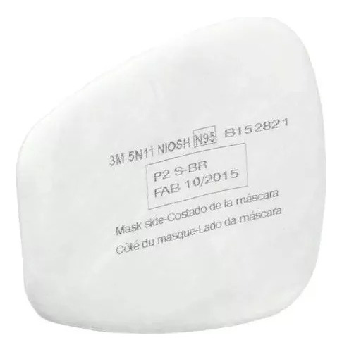 Prefiltro 3m 5n11 N95 Caja Sellada 10 Unidades (5 Pares)
