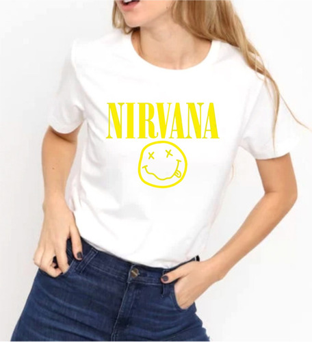Remera Mujer Nirvana Todos Los Modelos !!!