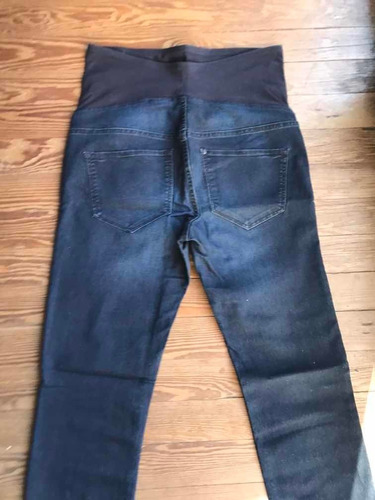 Pantalón Maternal H&m Azul Marino