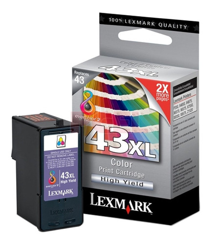 Cartucho Original Lexmark 43xl 18y0143 X4850 X6570 X9575