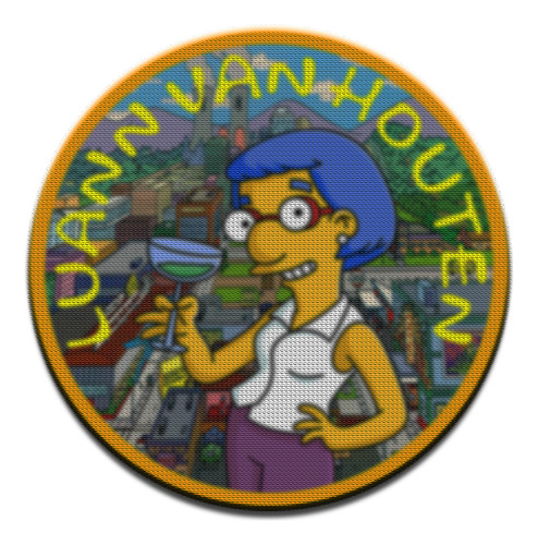 Parche Circular Simpsons Luann Van Houten M01