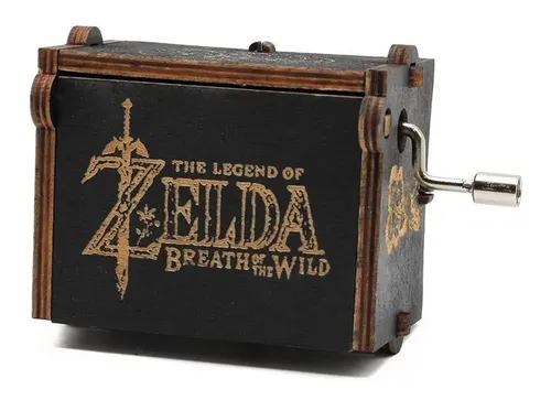 Caixinha Caixa De Música Zelda Breath Of The Wild Manivela