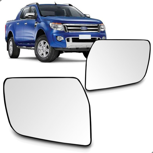 Par Lente Retrovisor Ranger 2013 2014 2015 2016 Com Base