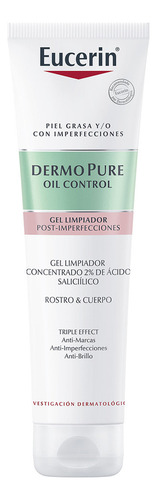 Eucerin Dermopure Gel Facial Concentrado 150ml Piel Grasa Y/o Con Imperfecciones Día/noche