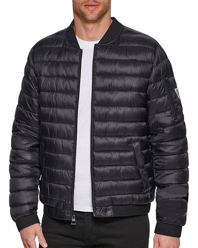 Puffer Jacket Guess Negro