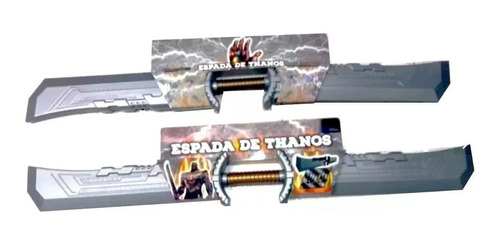 Espada Thanos Doble De Pvc 1 Metro De Largo