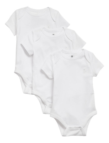 Gap Paquete De 3 Mamelucos Unisex De Manga Corta First Favou