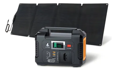 Solar gerador portátil FlashFish E200SP60W 200W solar gerador+60W...