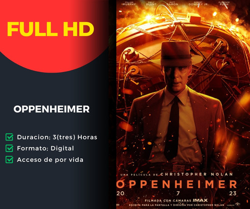 Oppenheimer 2023 ( Christopher Nolan ) Esp Latino
