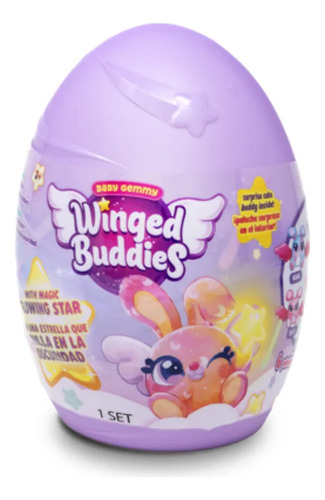 Huevo Sorpresa Winged Buddies Baby Gemmy Conejo Peluche Toyz Sorpresa