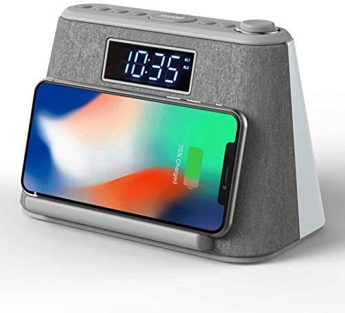 Reloj Despertador I-box Radio Fm Altavoz Bluetooth Lámpara