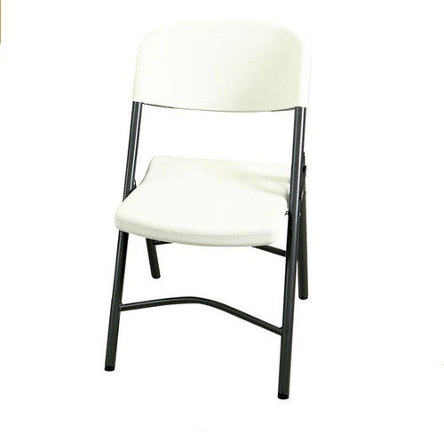 Silla Plegable Blanca Confortable #e