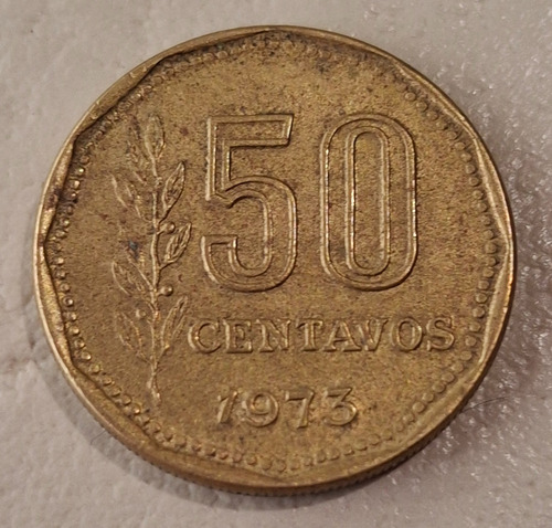 Moneda Argentina 50 Centavos 1973. Usada (Usado)