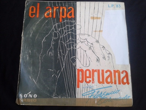 Vinilo Lp Florencio Conrado 33 1/3 El Arpa Peruana