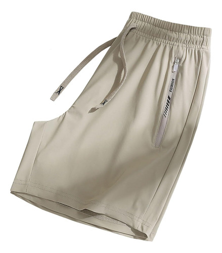 Pantalones Cortos Con Cintura Elástica De Cintura Alta Para