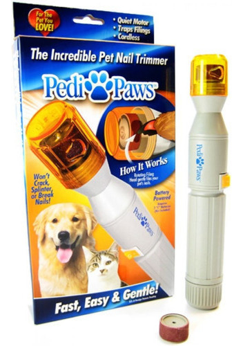 Pedi Paws Cortador Lixa Unha Eletrica Para Cães E Gatos 