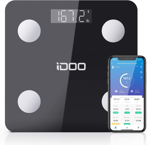 Analizador Masa Corporal Bascula Peso Inteligente Bluetooth