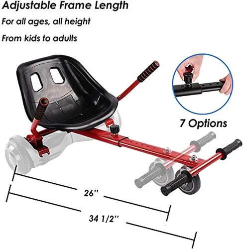 Hishine Hover Kart Hoverboard Asiento Accesorio Para Auto Eq