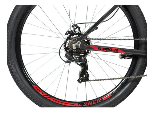 Bicicleta Caloi Supra 29 M 21v Cinza Freio À Disco Mecânico