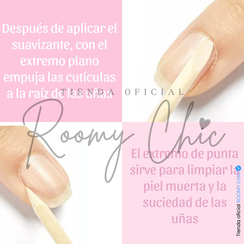 200 Palitos De Naranjo Para Uñas Manicure