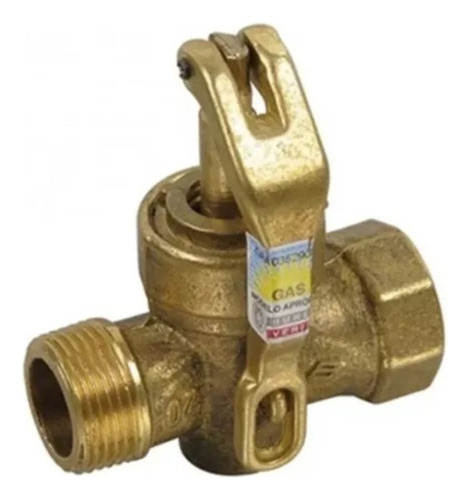 Llave Candado Para Gas Ciagas Bronce Mh 3/4