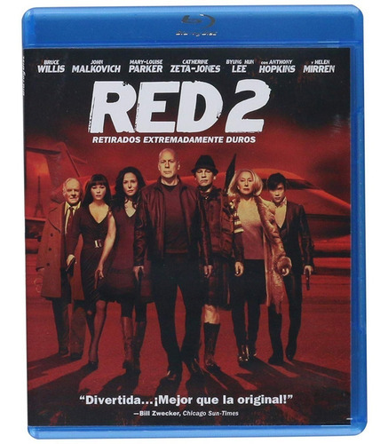 Red 2 Dos Retirados Extremadamente Duros Pelicula Blu-ray