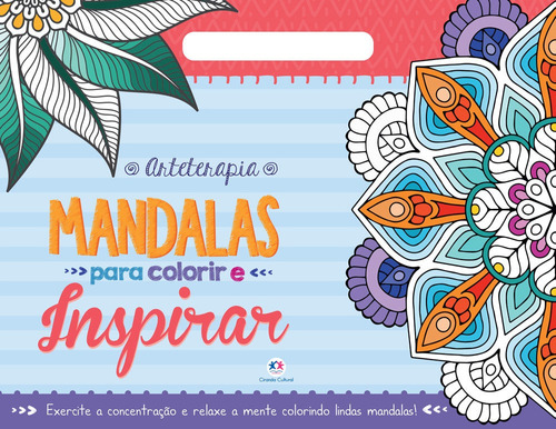 Livro Maleta Arteterapia Mandalas Para Inspirar - Colorir Pintar Antiestresse, De Ciranda. Editora Ciranda Cultural, Capa Mole Em Português, 2021