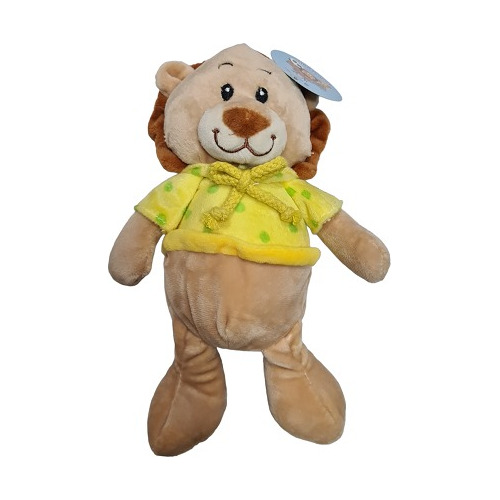 Peluche Con Camisa Leon 25cm 