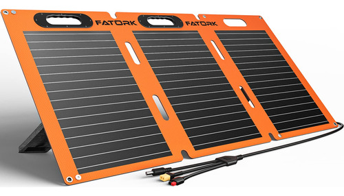 Kit Panel Solar Portatil 100 W Pedal Ajustable Cabl Salida 3