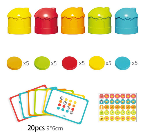 / Taza De Clasificación De Colores For Educación Temprana,