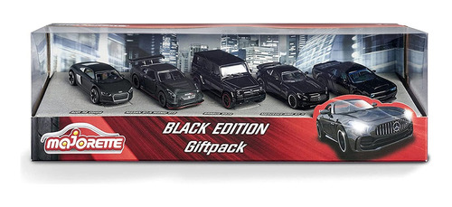 Majorette Giftpack 5 Vehículos Black Edition