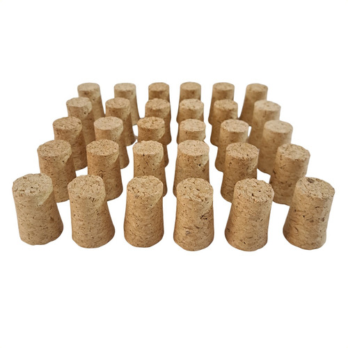 100 Corchos Conicos Aglomerado Botella De Vidrio 3/4 Litro