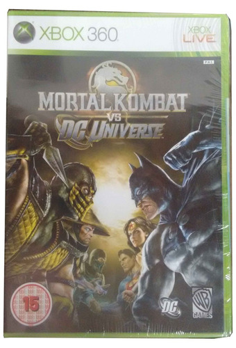Mortal Kombat Vs Dc Universe Xbox 360 Mídia Lacrado Região2