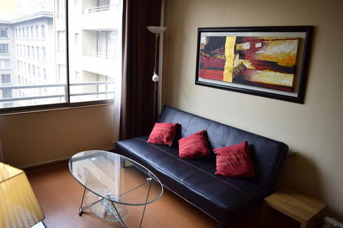 Arriendo Amoblado 2 Dorm 2 Baños - Bellas Artes, Stgo.
