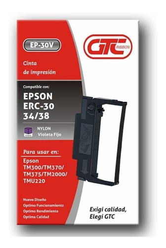 1 Cintas Epson Erc 38 Original