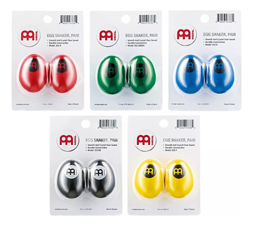 Huevos Rítmicos Egg Shaker Percusión Meinl X 2 Unidades