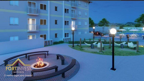 Imagem 4 de 8 de Apartamento Com 2 Dormitórios À Venda, 40 M² Por R$ 160.000,00 - Balneário Itaguaí - Mongaguá/sp - Ap4638