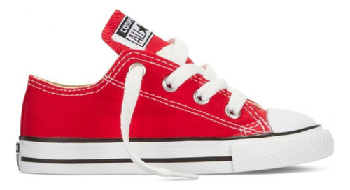 Tenis Original Converse Choclo Rojo Clásico Niños/bebé 7j236