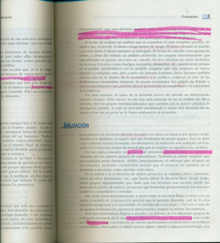 Evaluación De Proyectos 5ta Edición / Gabriel Baca Urbina (Usado)