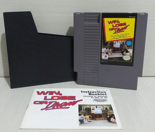 Jogo Win Lose Or Draw Original Nintendo Nes (Usado)