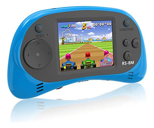 Videojuegos Portátiles Para Niños E-mods Gaming, Consola De Videojuegos Retro De 16 Bits Con 220 Juegos Electrónicos Hd, Pantalla Lcd De 2,5 Pulgadas, Juegos De Viaje Y Entretenimiento, S Para