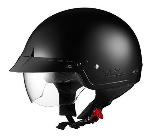 Glx Cruiser Scooter Motocicleta Medio Casco Aprobado Punto 2